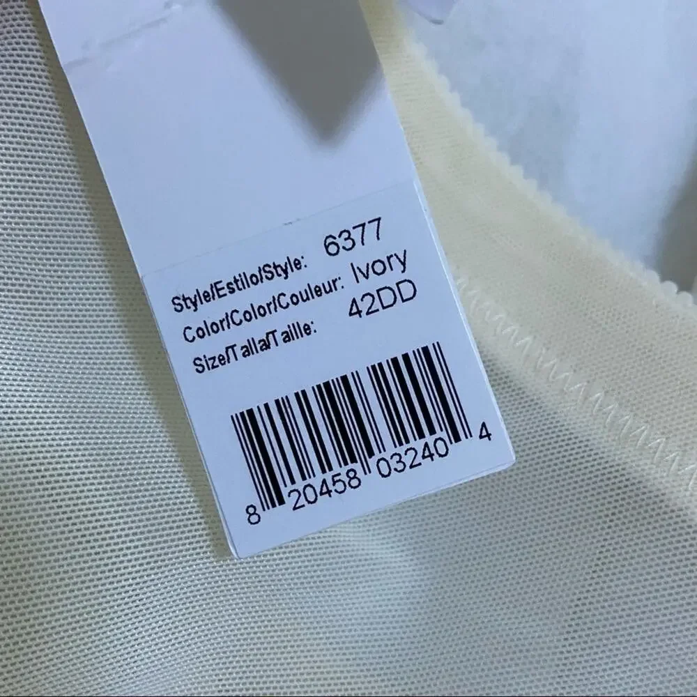 DOMINIQUE 6377 ivory bustier BRIDAL BRA 42DD NEW - Picture 7 of 7